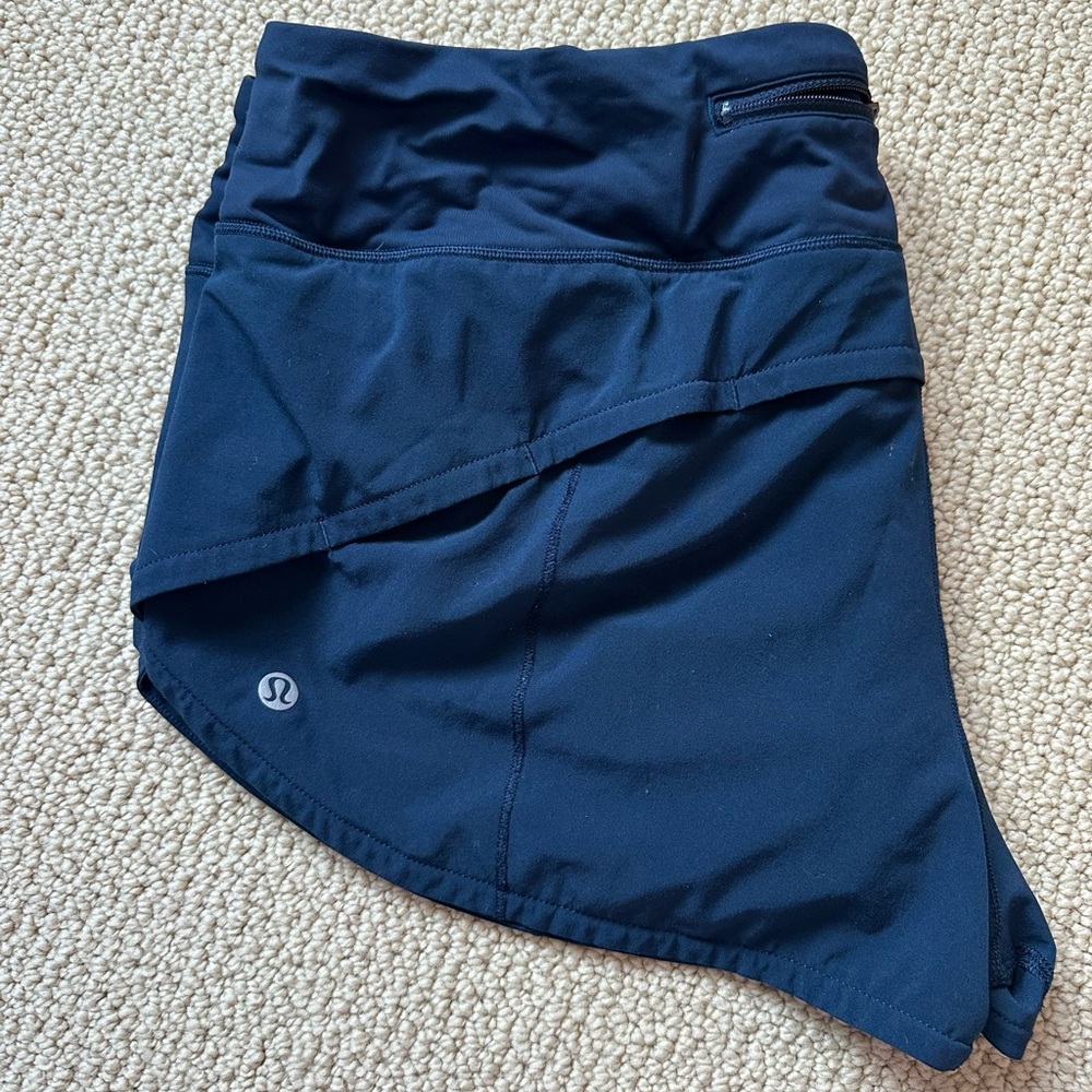 lululemon athletica Navy Blue Women Shorts